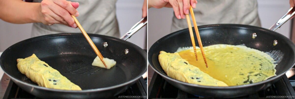 Dashimaki Tamago (Japanese Rolled Omelette / Tamagoyaki) • Just